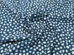 Креп шовк розсип горошків, синій - інтернет-магазин tkani-atlas.com.ua