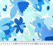 Штапель шелковистый цветочный, голубой - фото 5 - интернет-магазин tkani-atlas.com.ua