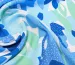 Штапель шелковистый цветочный, голубой - фото 3 - интернет-магазин tkani-atlas.com.ua