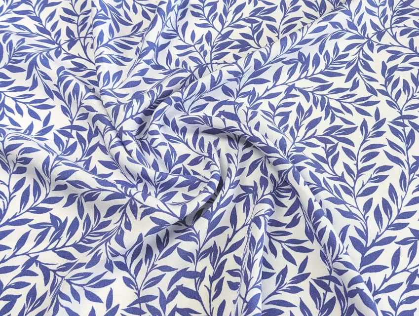 Штапель шовковистий казкове плетіння, волошковий - фото 1 - інтернет-магазин tkani-atlas.com.ua