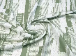 Креп шовк акварель абстракції, хакі - інтернет-магазин tkani-atlas.com.ua