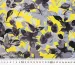 Креп шелк сказочный сад, серый с желтым - фото 4 - интернет-магазин tkani-atlas.com.ua