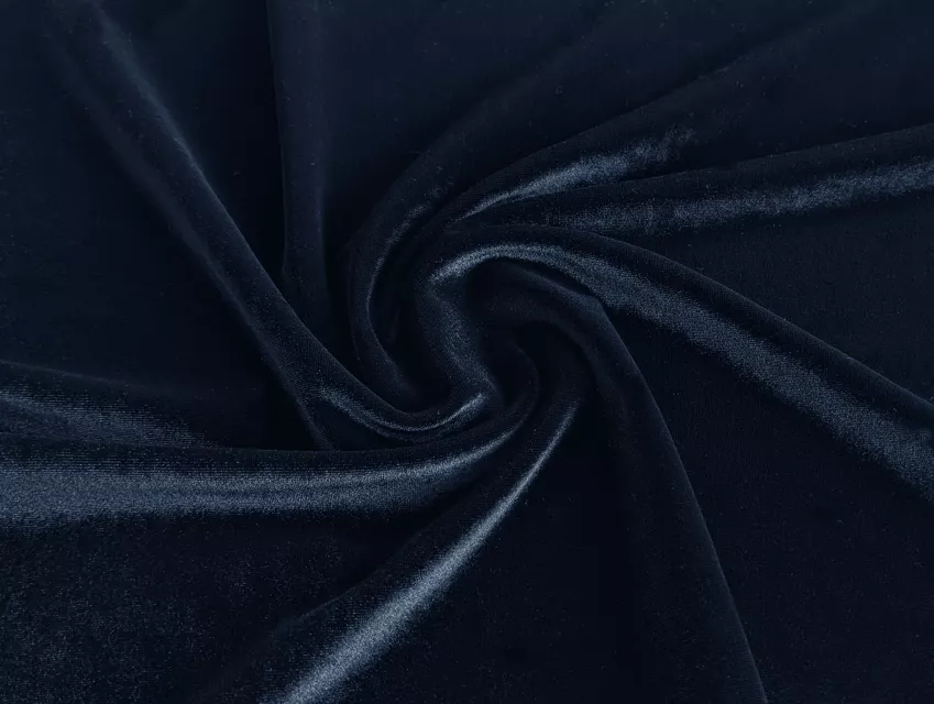 Оксамит Корея Асітекс, темно-синій - фото 1 - інтернет-магазин tkani-atlas.com.ua