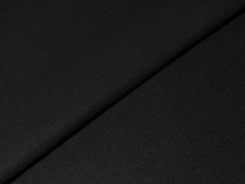 Кашемир стрейч, черный (отрез 1,8 м) - фото 1 - интернет-магазин tkani-atlas.com.ua