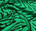 Американский креп рисунок зебра, зеленый с черным (отрез 2,3 м) - фото 2 - интернет-магазин tkani-atlas.com.ua