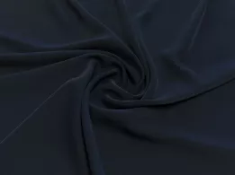 Костюмка шелковистая, глубокий темно-синий (отрез 0,9 м) - интернет-магазин tkani-atlas.com.ua