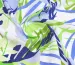 Штапель шелковистый пальмовые листья, синий (отрез 1,2 м) - фото 1 - интернет-магазин tkani-atlas.com.ua