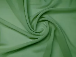 Шифон однотонный, зеленый мох (отрез 2 м) - интернет-магазин tkani-atlas.com.ua