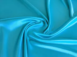 Атлас тонкий, яркий голубой (отрез 1,7 м) - интернет-магазин tkani-atlas.com.ua
