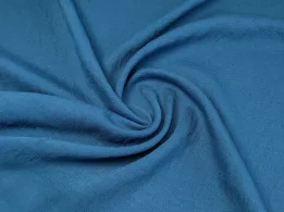 Лен Бохо, синий джинсовый (отрез 0,5 м) - интернет-магазин tkani-atlas.com.ua