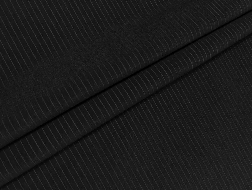 Беби силк полоска 5 мм, черный - фото 1 - интернет-магазин tkani-atlas.com.ua