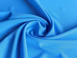 Стрейч шифон, голубой (отрез 2,5 м) - интернет-магазин tkani-atlas.com.ua
