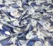 Шелк вискоза сказочные цветы, синий - фото 1 - интернет-магазин tkani-atlas.com.ua