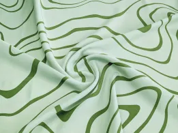 Креп шовк хвилі, оливковий - інтернет-магазин tkani-atlas.com.ua