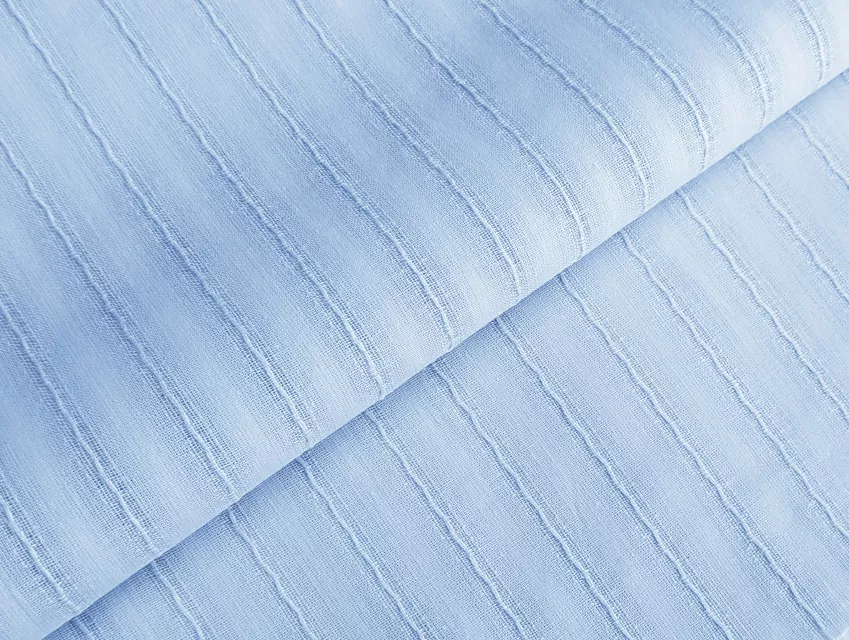 Котон прошва смужка 15 мм, блакитний - фото 1 - інтернет-магазин tkani-atlas.com.ua