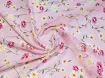Шифон креповий волошки, рожевий - інтернет-магазин tkani-atlas.com.ua