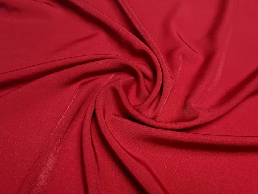 Віскоза шовк, червоний рубін - фото 1 - інтернет-магазин tkani-atlas.com.ua
