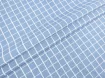 Котон клітинка жаккард, небесно-блакитний - інтернет-магазин tkani-atlas.com.ua