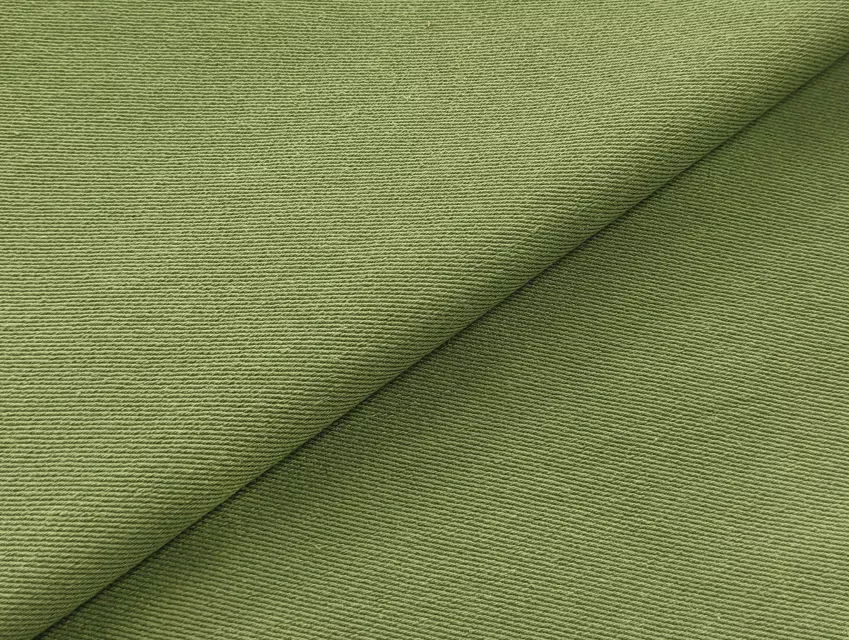 Джинс сорочковий, зелена олива - фото 1 - інтернет-магазин tkani-atlas.com.ua