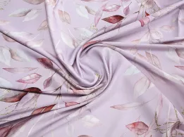 Шовк Армані листяне плетіння, ліловий - інтернет-магазин tkani-atlas.com.ua