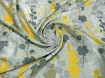 Шовк Армані казкові віти, сіро-жовтий - інтернет-магазин tkani-atlas.com.ua