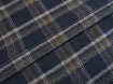 Котон сорочковий клітинка 80 мм, темно-синій - інтернет-магазин tkani-atlas.com.ua