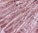 Пайетка на сетке ракушка, розовый (отрез 2 м) - фото 1 - интернет-магазин tkani-atlas.com.ua