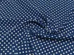 Креп Шері горох 5 мм, синій - інтернет-магазин tkani-atlas.com.ua