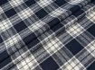 Котон сорочковий клітина 105 мм, темно-синій з білим - інтернет-магазин tkani-atlas.com.ua