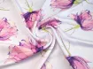 Вискоза шелк акварельні троянди, бузково-ліловий - інтернет-магазин tkani-atlas.com.ua