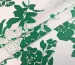 Коттон цветочная абстракция, зеленый на молочном - фото 1 - интернет-магазин tkani-atlas.com.ua