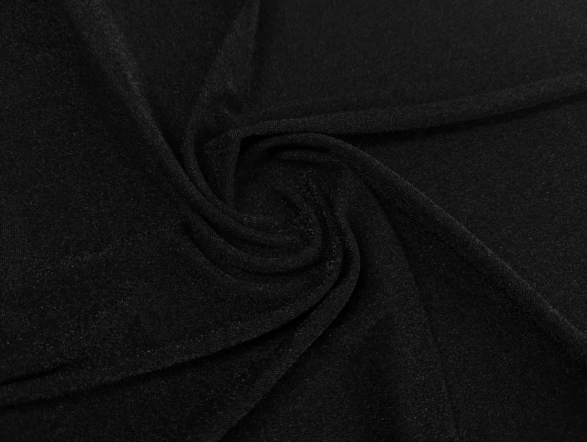 Тонкий трикотаж з люрексом, чорний - фото 1 - інтернет-магазин tkani-atlas.com.ua