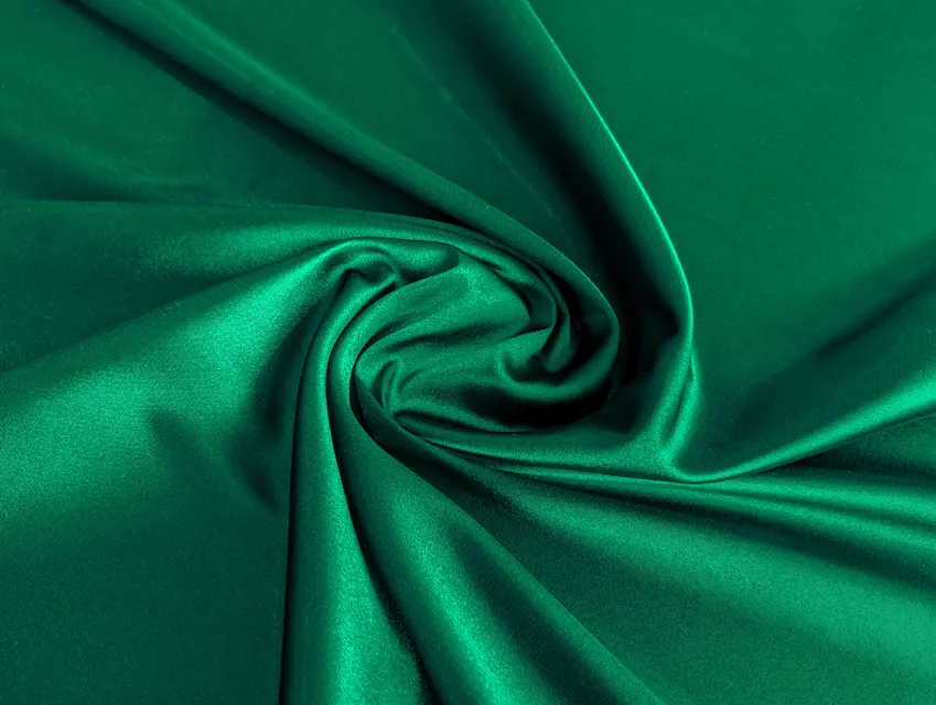 Атлас тонкий, смарагдовий - фото 1 - інтернет-магазин tkani-atlas.com.ua