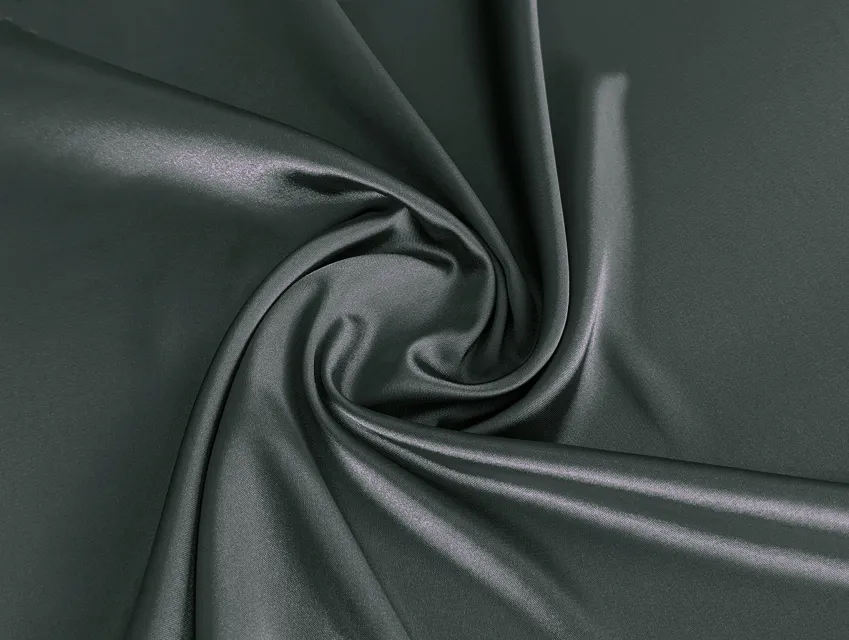 Атлас тонкий однотонний, грифельний - фото 1 - інтернет-магазин tkani-atlas.com.ua