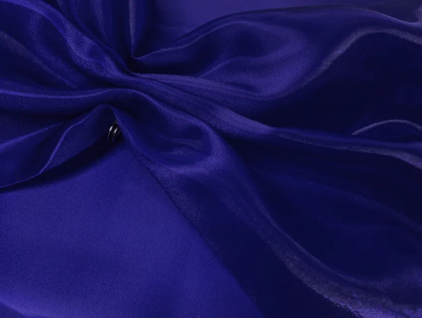 Органза матова (віск), електрик - фото 1 - інтернет-магазин tkani-atlas.com.ua