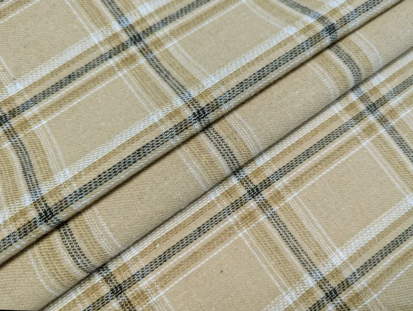 Коттон рубашечный уценка (текстильный брак), бежевый - фото 1 - интернет-магазин tkani-atlas.com.ua