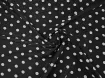 Штапель Бельмондо горох 10 мм, черный (отрез 1,7 м) - интернет-магазин tkani-atlas.com.ua