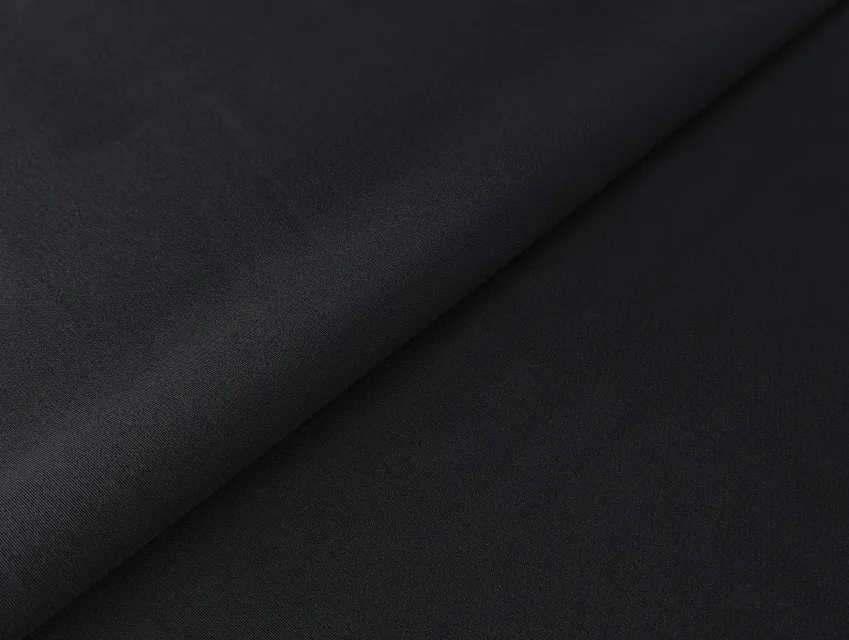 Костюмная Бианка, черный (отрез 1,5 м) - фото 1 - интернет-магазин tkani-atlas.com.ua
