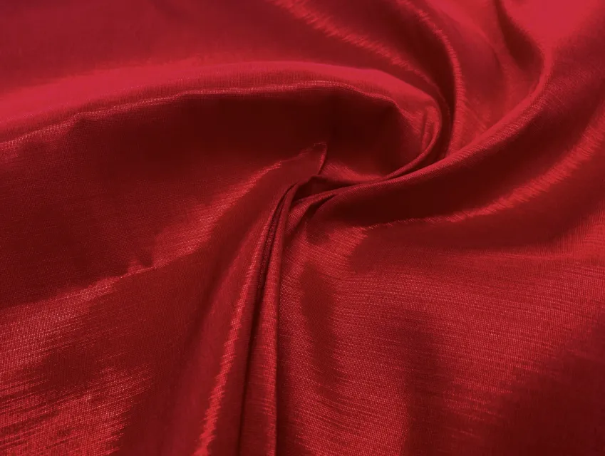 Бенгалин нарядный, красный (отрез 0,8 м) - фото 1 - интернет-магазин tkani-atlas.com.ua