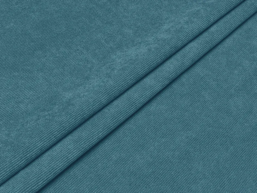 Вельвет, голубой джинсовый (отрез 1,3 м) - фото 1 - интернет-магазин tkani-atlas.com.ua