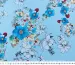 Котон стрейчевий малюнок великі квіти, блакитний (відріз 1,1 м) - фото 4 - інтернет-магазин tkani-atlas.com.ua