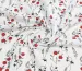 Муслін малюнок квітковий дует, білий (відріз 2,1 м) - фото 1 - інтернет-магазин tkani-atlas.com.ua