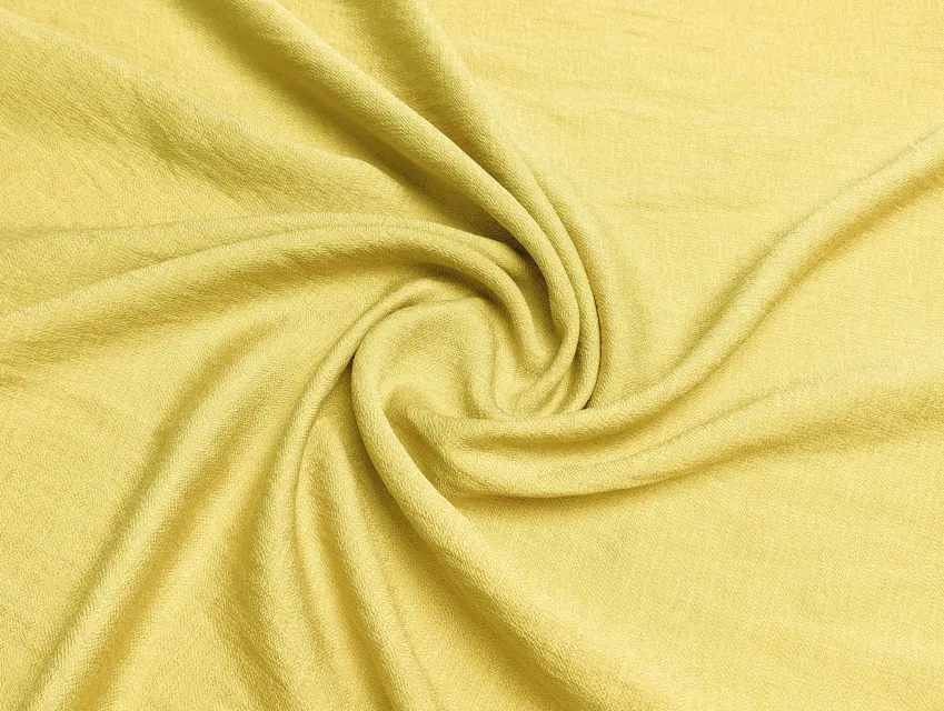 Лен Бохо уценка (текстильный брак), желтый (отрез 2,1 м) - фото 1 - интернет-магазин tkani-atlas.com.ua