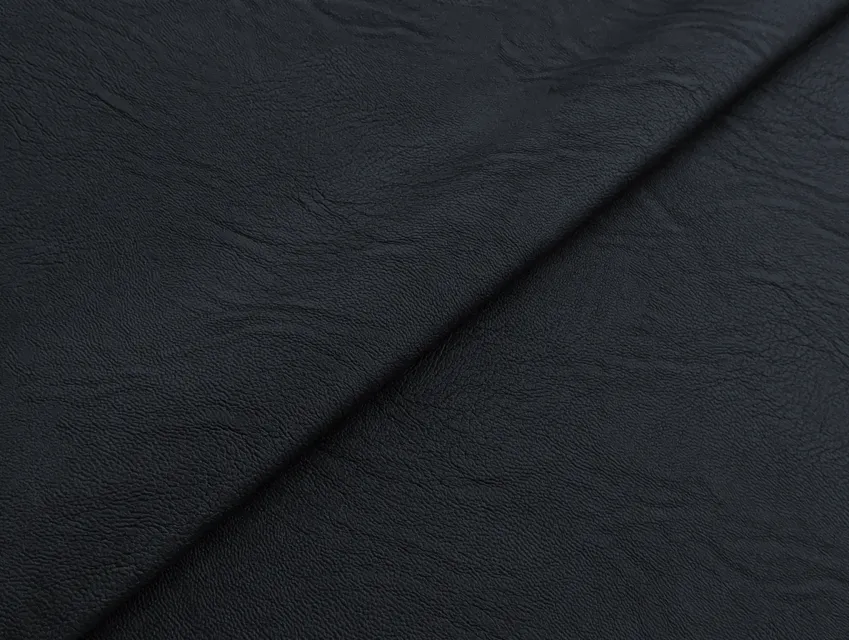 Шкіра для курток, темно-синій (відріз 1,2 м) - фото 1 - інтернет-магазин tkani-atlas.com.ua