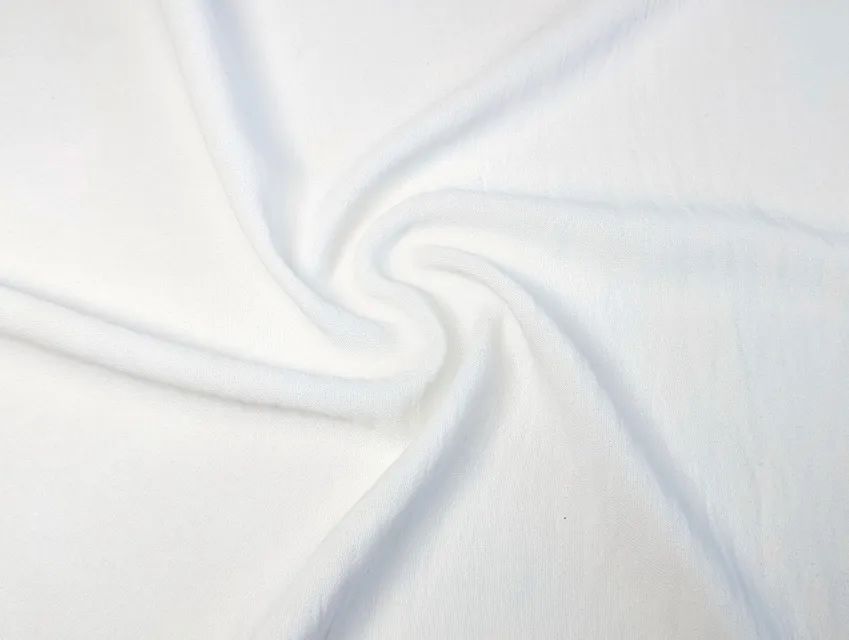Американский креп, белый (отрез 1,3 м) - фото 1 - интернет-магазин tkani-atlas.com.ua