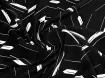Американський креп малюнок штрихи, чорний (відріз 2,6 м) - інтернет-магазин tkani-atlas.com.ua