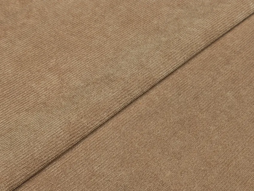 Вельвет, бежевый (отрез 2,4 м) - фото 1 - интернет-магазин tkani-atlas.com.ua