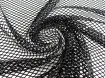 Сітка спорт стрейч осередок 5 мм, чорний (відріз 1,5 м) - інтернет-магазин tkani-atlas.com.ua