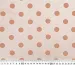 Сітка флок горошки 17 мм, бежево-персиковий - фото 4 - інтернет-магазин tkani-atlas.com.ua