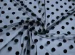 Сітка флок горошки 17 мм, темно-синій - інтернет-магазин tkani-atlas.com.ua